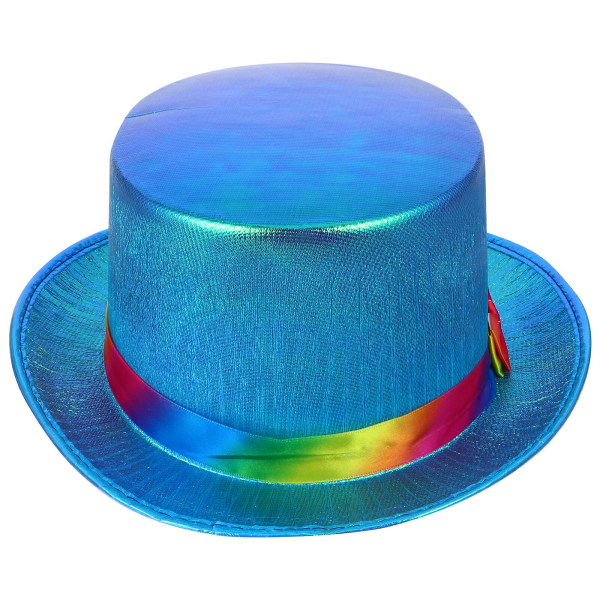 1st Retro hatt Platt huvud rekvisita Festhatt Jazzdekor hatt Cosplay Scenshow HattBlå30X26X11CM Blue 30X26X11CM