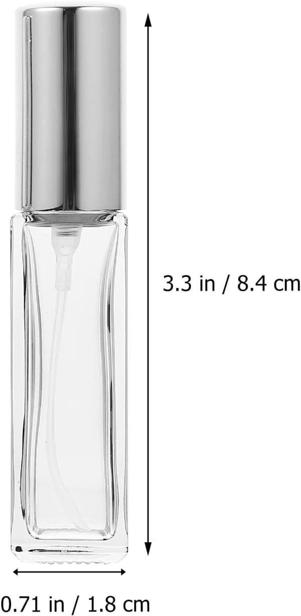 3-pakning glassparfyme 10 ml påfyllbare sprayflasker for reise