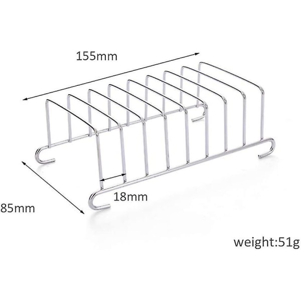 Toast Stativ Rustfrit Stål Toast Stativ Brødholder Toast Holder Brød Stativ Serviet Stativ Til Toast Spisestue Køling Brød Bryllup Fødselsdag Jul