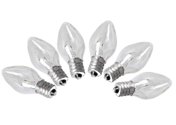 6-pack Himalaya Saltlampor E12, 15 watt för rumsbelysning 220-240V
