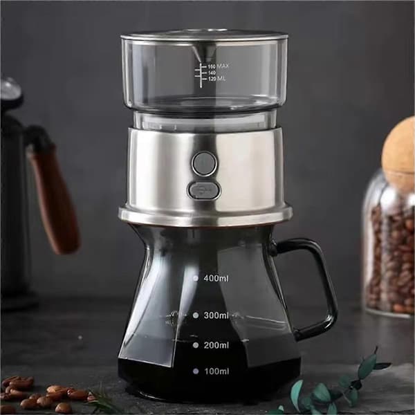 Bærbar USB-lading Mini Automatisk Kaffemaskin, Kompakt Reisekaffetrakter, Utendørs Reisekaffe