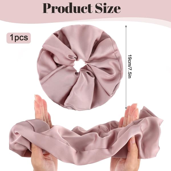 Yogamatte Scrunchie, Stilig Elastisk Holder for Standardmatter Søtt Tilbehør (Rosa)