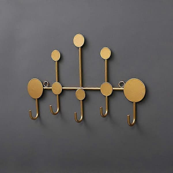 Wrought Iron Hook Simple Modern Coated Hook Wall Hanger Storage Rack