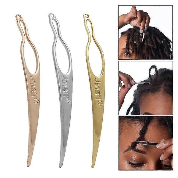 2x Låseværktøj til Dreadlocks, Værktøj til at Lave Dreadlocks, Sister-locks, Hæklet Hår, Gør det Nemt at Starte og Vedligeholde Dine Dreadlocks
