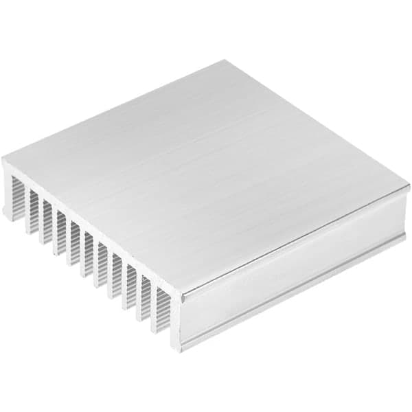 Elektronisk køleplade til MOS GPU IC-chip sølv 50 x 50 x 13 mm