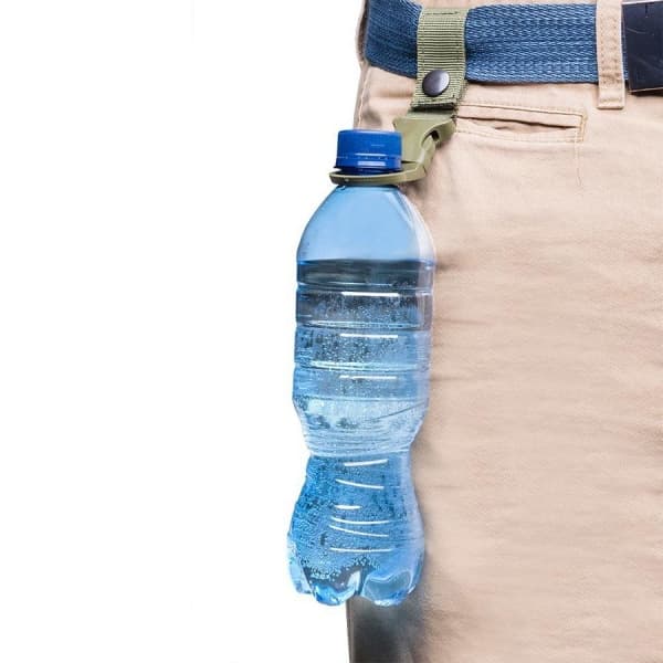 2x Flaskhållare för Bälte, flerfärgad