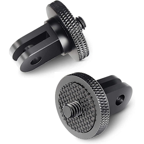 Tripodadapter för kamera, aluminium (2 stycken, svart)