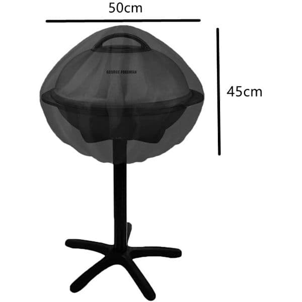 Waterproof Electric Grill Cover - Round Shape - Fits George Foreman - Severin PG 8541 Grills - Handle for Easy Access