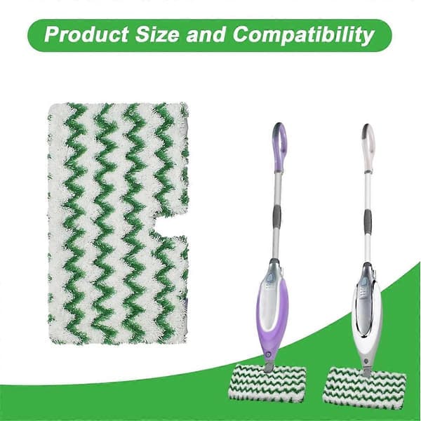 4 stk. dampmopp erstatningsputer for S3500-serien S3501 S3601 S3501S S3601C dampmopp mikrofiber