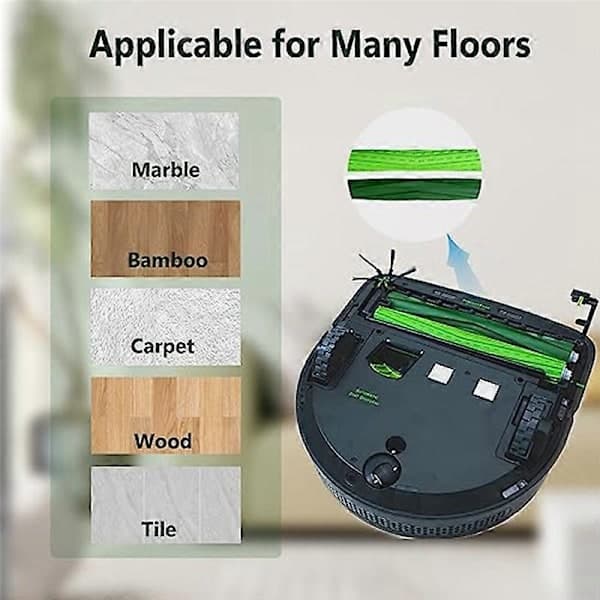S9 Replacement Parts for iRobot Roomba S9+ (9550) S9 (9150) Robot Vacuum Cleaner Accessories Roller-FS- Green