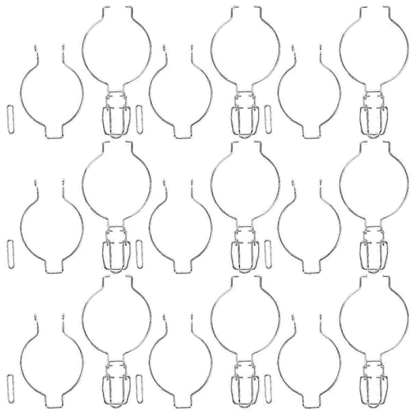 12 stk. forseglingsklemmer i rustfrit stål til syltetøjsglas, glasbeholdere, spænder, klemmer til krukker, tilbehør til konserveringsglas til lufttæt madopbevaring [DB]