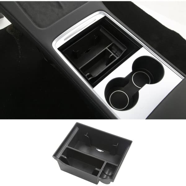 för Tesla Model Y 2021 Center Console Förvaringslåda Armrest Box Förvaringslåda Bil Interiör Modifikation