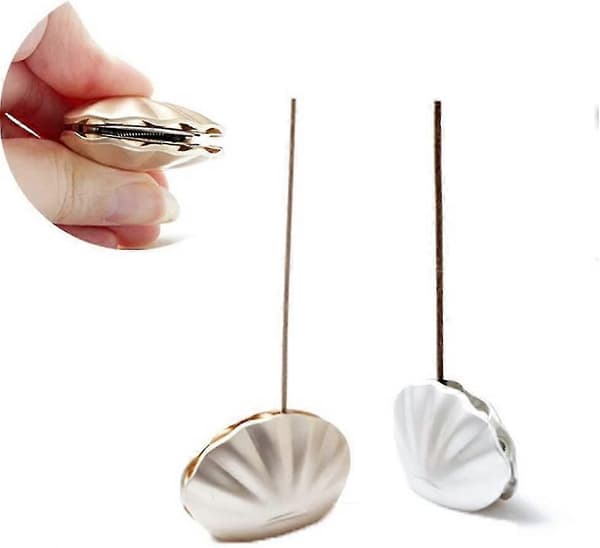 Incense Burner, Shell Stick Incense Holder with Detachable Ash Catcher