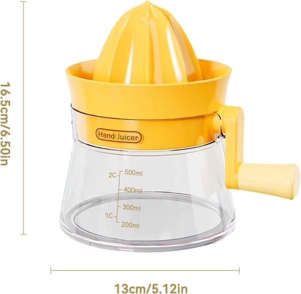 Manual Orange Lemon Juicer Mini Portable Fruit Press Suitable for Home Kitchen