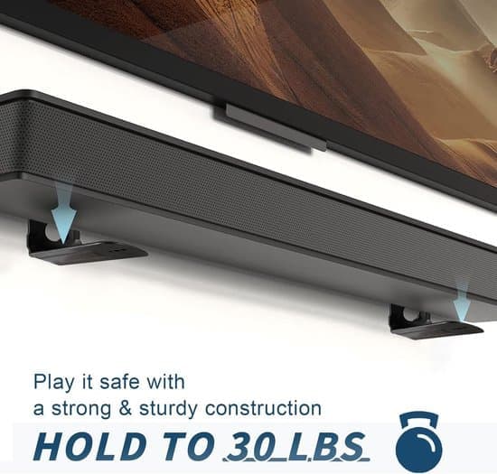 2 Brackets - Speaker Wall Mount - Universal Speaker Wall Mount - Speaker Stand - Universal Speaker Wall Mount Set - Universal - With Anti-Slip [Ho]