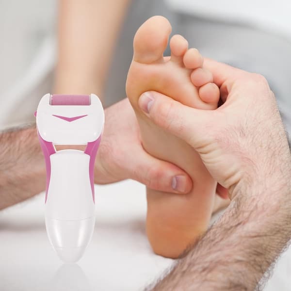 Electric Foot Callus Remover Electric Foot File Pink Waterproof Pedicure Tool