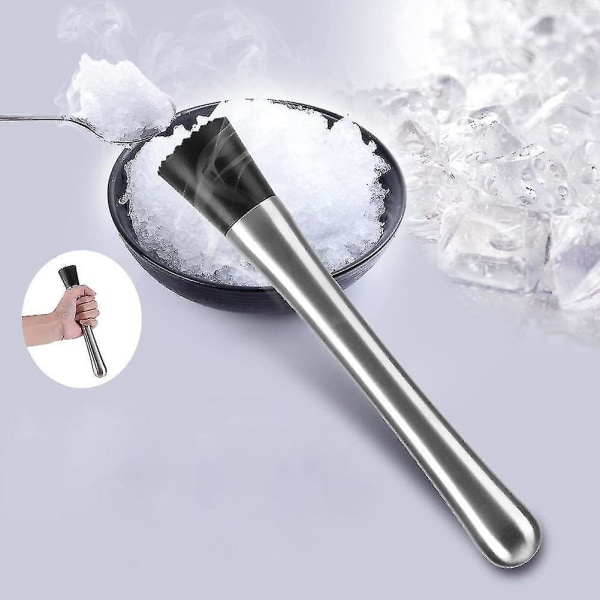 Mindre stål Swizzle Stick, Sitron Ice Ramming Popsicle Barware Tool