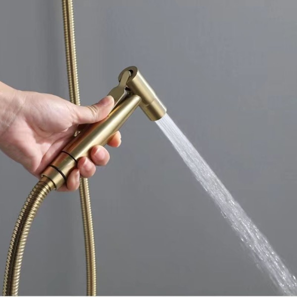 Bidetmunstycke för Toalett, Handhållen Bidetmunstycke-Set, Lätt att Installera Toalettbidetmunstycke-Set, Handhållen Bidet i Rostfritt Stål