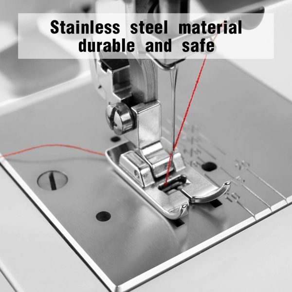 2 stycken symaskinsfötter - Rakstygn, Universal, Allmänna Syfötter för de flesta symaskiner, Hushåll