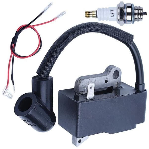 Tändspole Tändstift Kompatibel med Husqvarna 445 435 450 445E Jonsered CS2245 CS2250