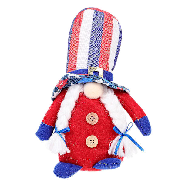 Uavhengighetsdag Nisse Dukke Pynt Festival Nisse Ornament Fest Layout Dekor Assortert Farge 112X8 Assorted Color 1 12X8X22CM
