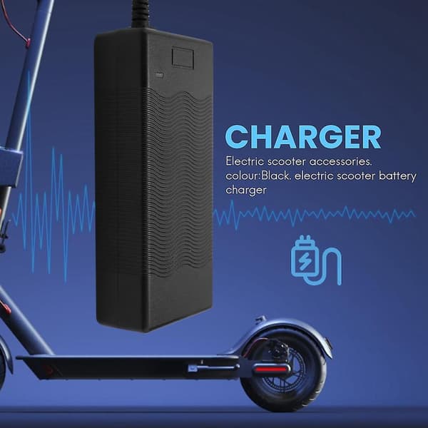 Lader for Kugoo S1 El-sparkesykkel 42V 1.5Ah Batterilader (EU-plugg)