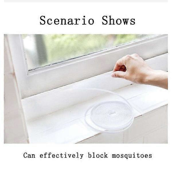2-pack mosquito net / insect screen for windows - 130x150cm - cuttable - white mosquito net