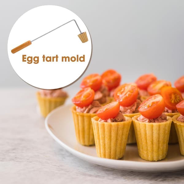 Malaysian Pie Tee Mold, Reusable Nyonya Egg Tart Baking Mold, Kitchen Baking Utensil, Frying Tool [Ho]