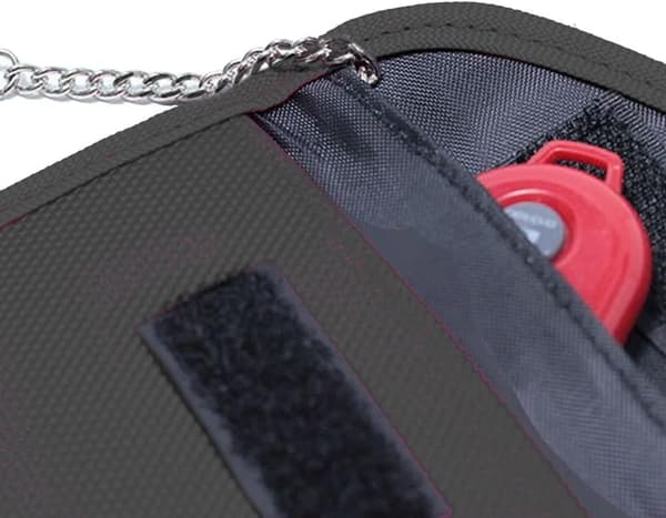 Handy Blocker Bag Blocking Pouch Auto Nøglering Protector Beskyttelsesetui Afskærmningstaske Sort - Schwarz