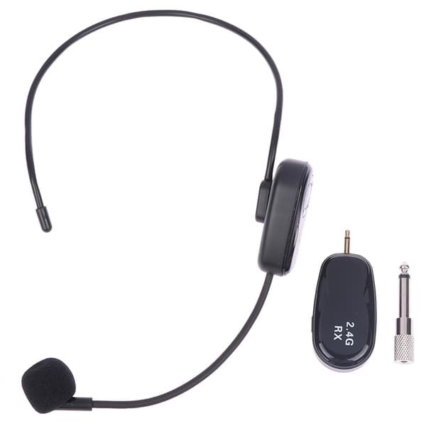 Headset 2.4G trådløs mikrofon sender med mottaker [GKS]