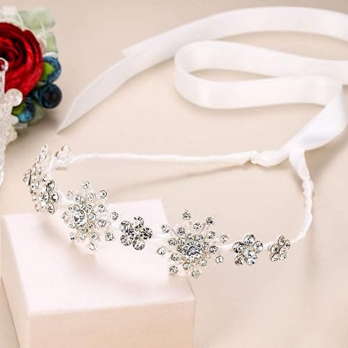 Hodebånd med strass i legering, diadem, hodeplagg, østerrikske krystaller