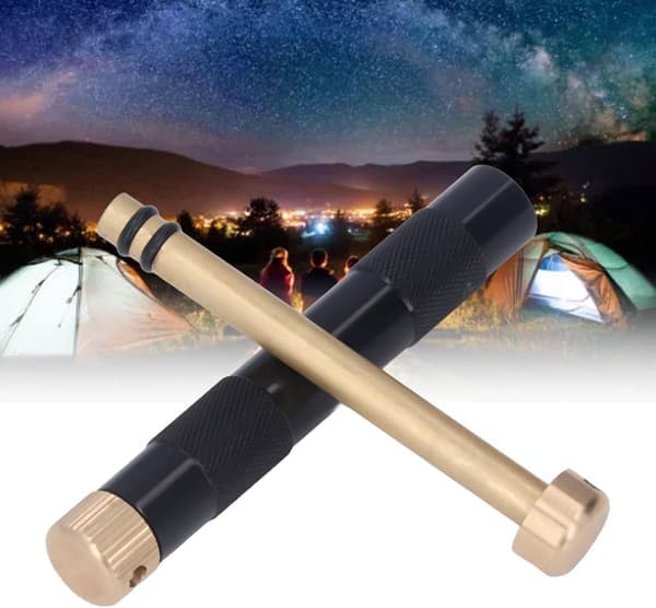 Fire Starter Tool Adiabatic Compression Black Durability Fire Starter 128g Fast Fire Efficiency for Exploration(Ho)