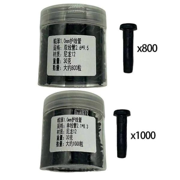 Badminton Racket Grommets Durable Wire Protectors Black Replacement Stringing Machine Tools for Equipment Repair