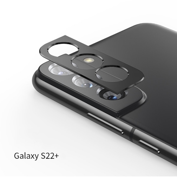 Linsebeskyttelse til Samsung S22 Plus Svart