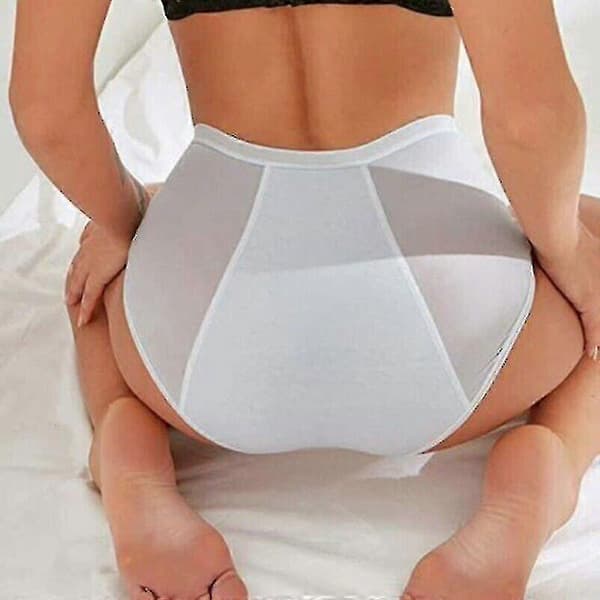 High-Waisted Leak-Proof Panties Ultra-Thin Physiological Leak-Proof Underwear Pink