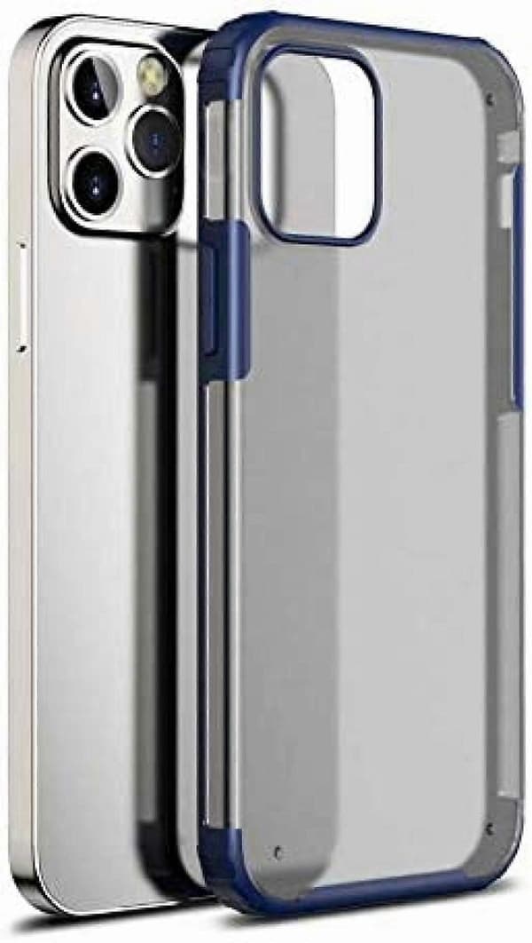 bavurmak iPhone 13 ProMax TPU+PC Laser Silikonskal - blå
