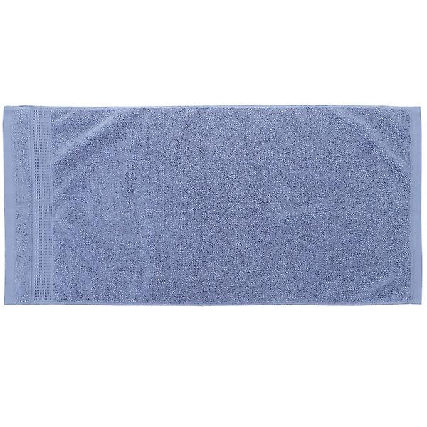 Hurtigtørrende badehåndklær Bomullshåndkle Bomullsoppvaskkluter Makeup Vaskekluter Vask ansiktshåndkle Myk Blue 75x35x0.8cm