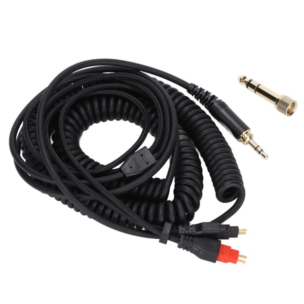 Replacement Audio Extension Cable Headphone Spring Wire Fits for HD660s HD650 HD600 HD580