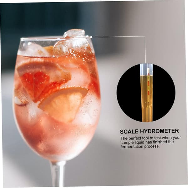 3 sæt hydrometer til vin alkohol hydrometer til brygning af vin værktøj måling til ølbrygning