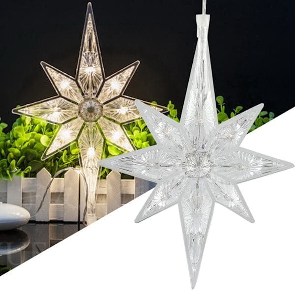 Battery-powered Christmas lights for windows, warm light with easy installation and low power consumption, reusable design LED hanging