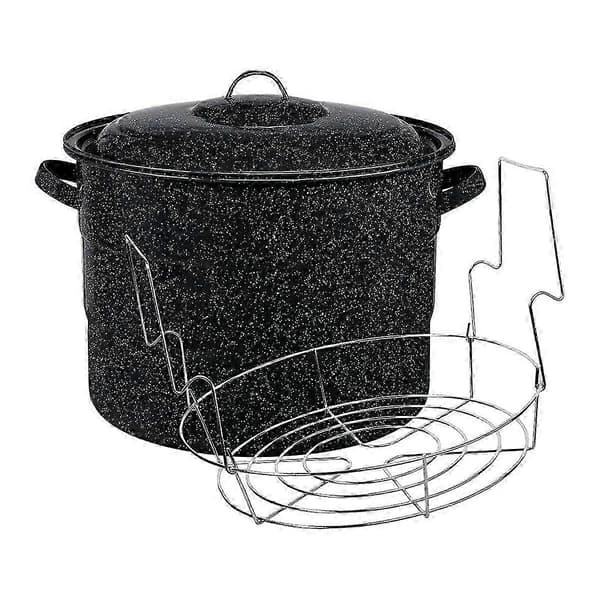 2-pack 20,4-liters vattenbadskonserverare med burkställ, köksutrustningsutgåva 527