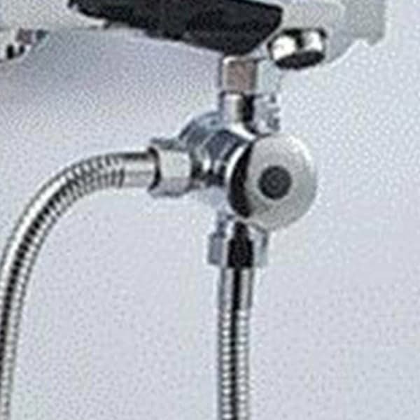 3-veis T-adapter dusjhode armmontert omkoblingsventil 1/2''