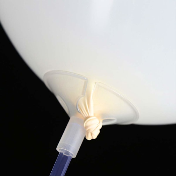 4 sett gjennomsiktig stor ballongpinne 27,5\" lang stor klar ballong holder pinne stativ for LED-ballonger pinner