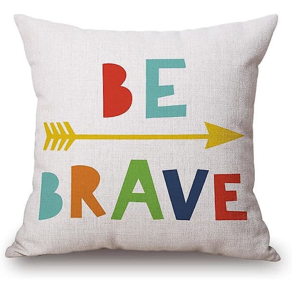 Linen and Cotton Cushion Cover, Square 45 x 45 cm