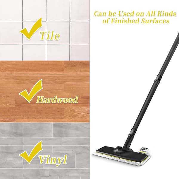 4-pack påfyllningar för Kärcher EasyFix ångmoppdynor, påfyllningssats, för Kärcher EasyFix SC 2, SC 3, SC 4, SC 5 mikrofiberduk (4 dukar)