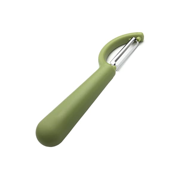 Sett med 1 skreller, ergonomisk håndtak, grønn