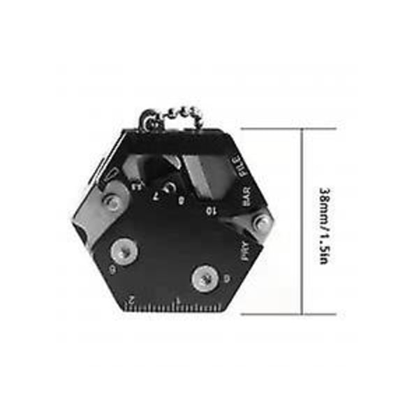 Fold Mini Gear Monitoiminen Työkalu Leirintään Veitset Ruuvimeisseli Pullonavaaja