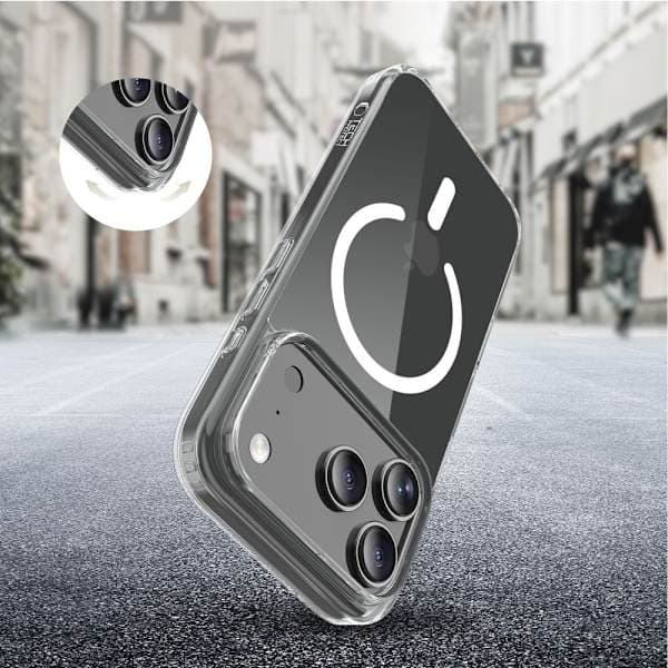 Tech-Protect iPhone 17 Pro Max Cover MagSafe FlexAir Hybrid Transparent
