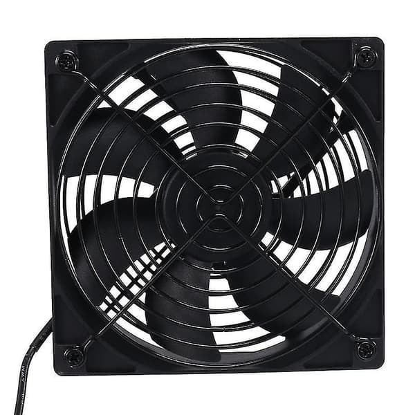 Dobbelt 120 mm 5V USB-drevet PC-routerblæser med hastighedsregulator Høj luftstrømskøleblæser til router Cy