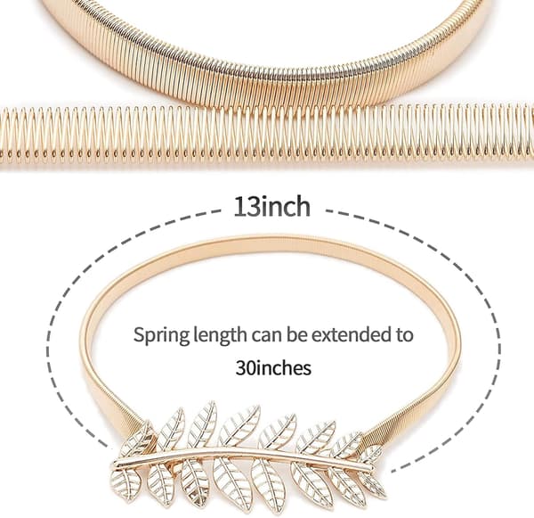 8-pack curtain tiebacks in aluminum alloy, spring design, leaf cutting holder, modern decor, gold leaf